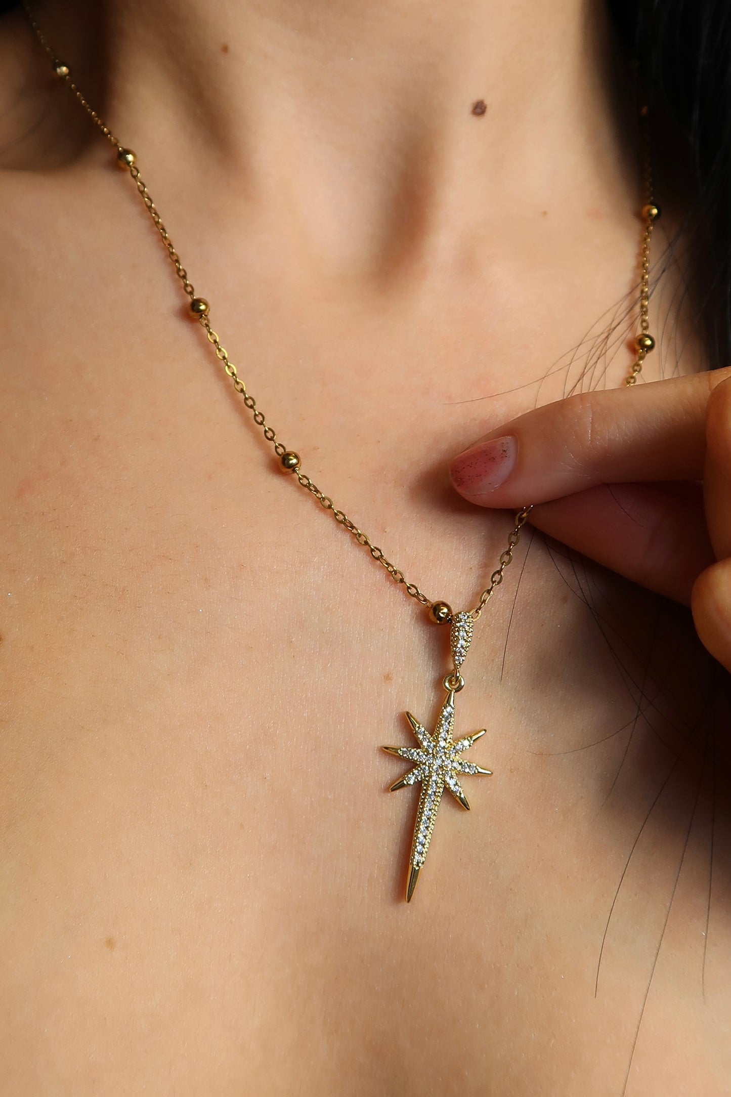 Prom Night Crystal Star Charm