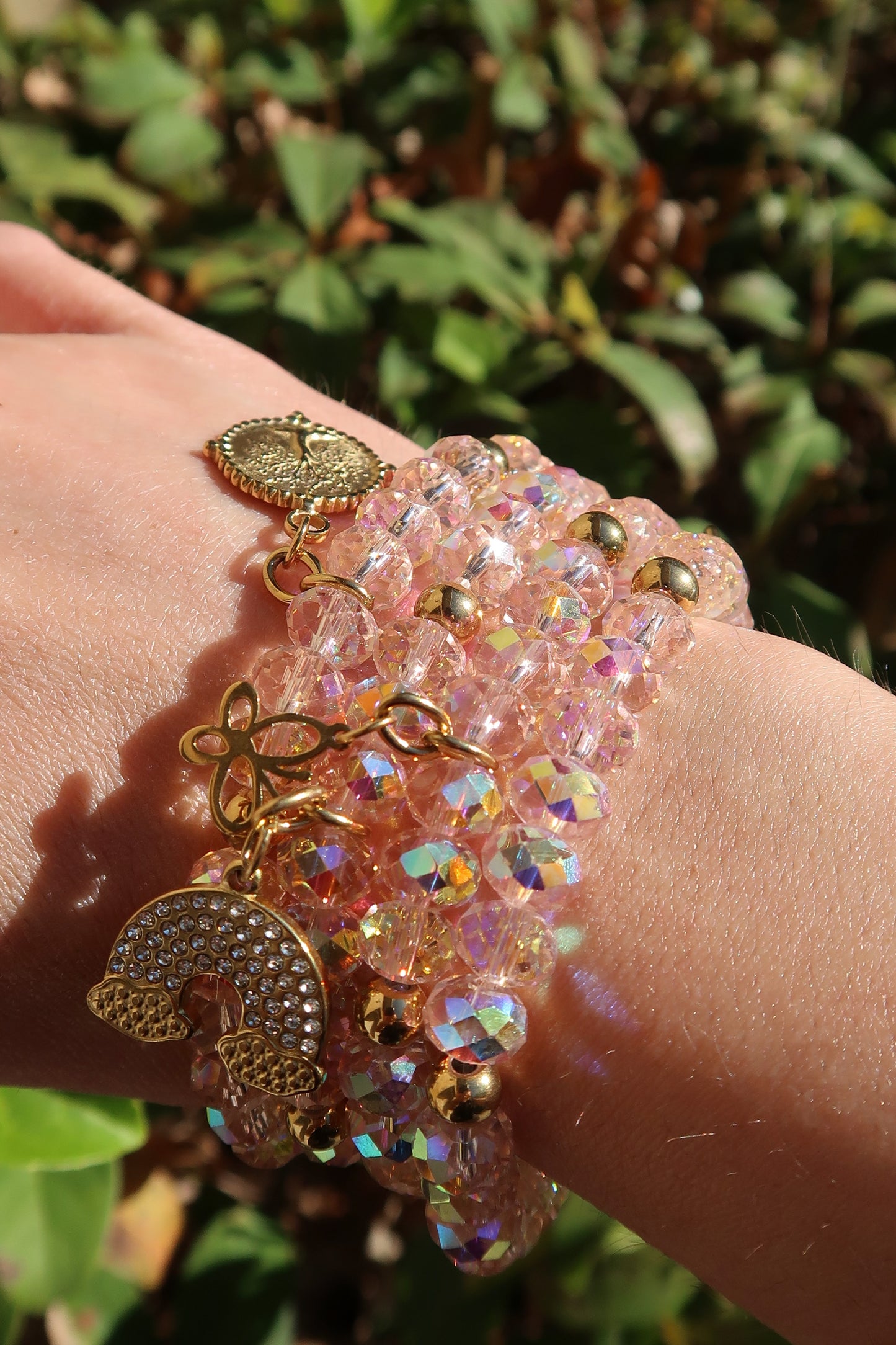 Mother Knows Best Swarovski Crystal Bracelet Stack
