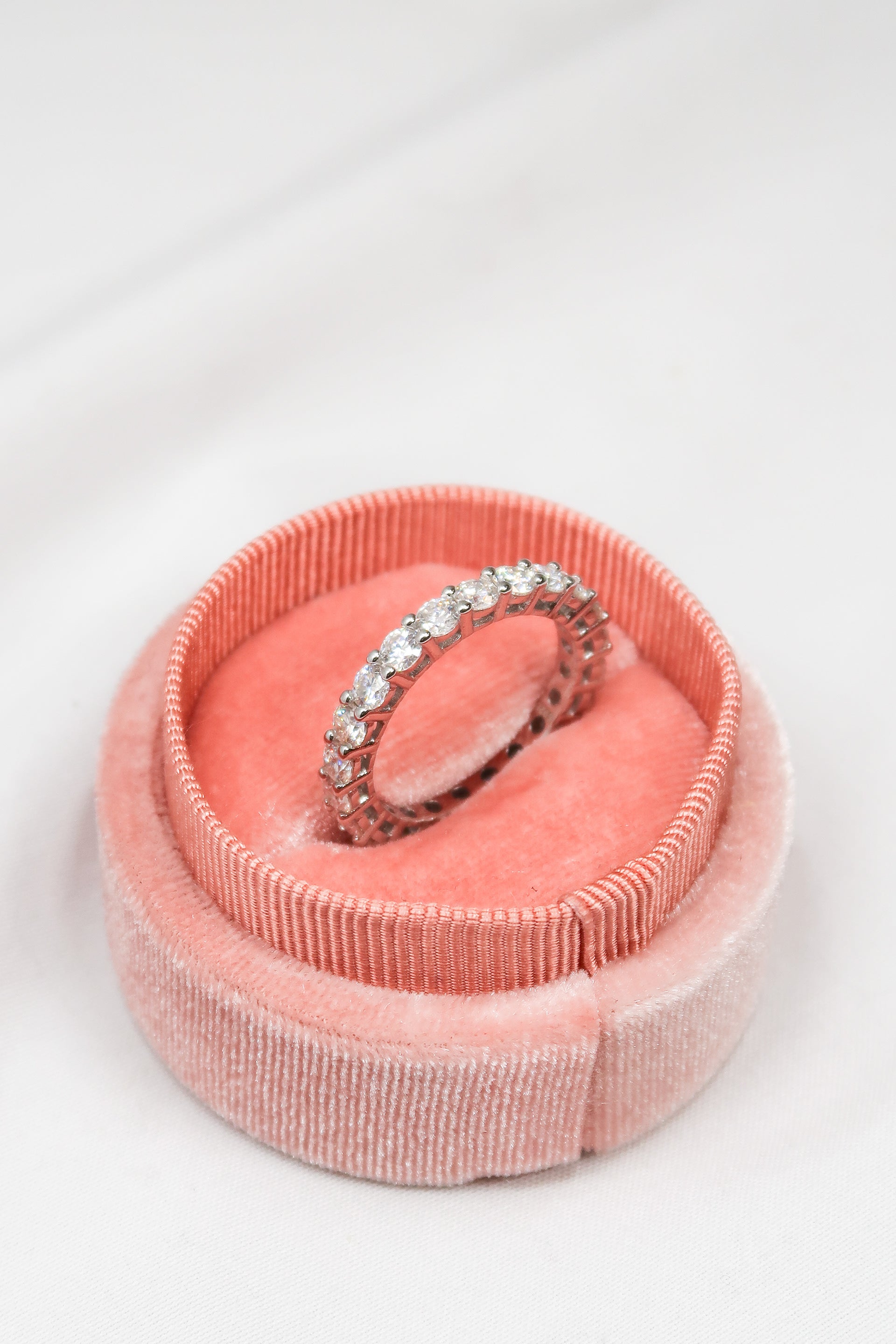 Forever Yours .925 Sterling Moissanite Ring