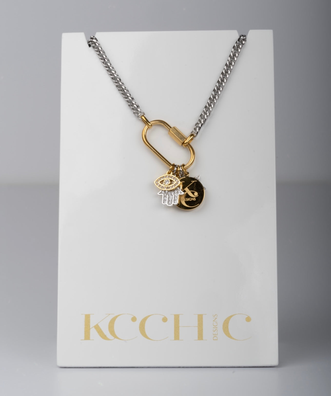 A Charmed Life 316L Stainless Steel Pendant Necklace