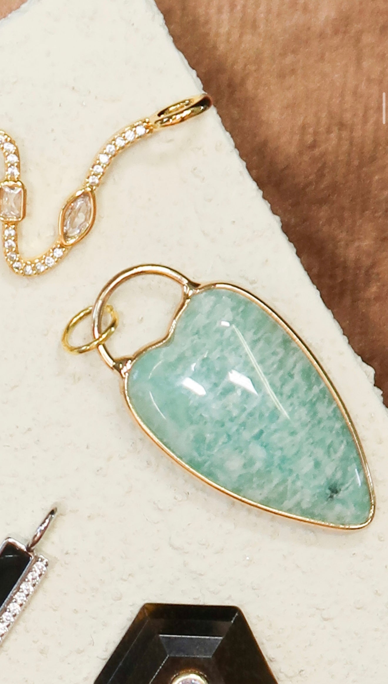 Doodle Natural Stone Charm