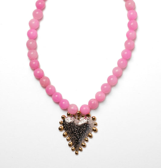 Dolce Heart Stone Natural Necklace