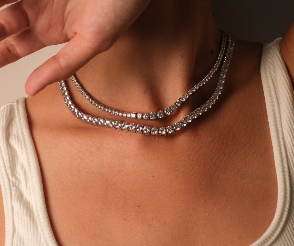 Odette 3MM-5MM Gradual 316L Stainless Steel Necklace