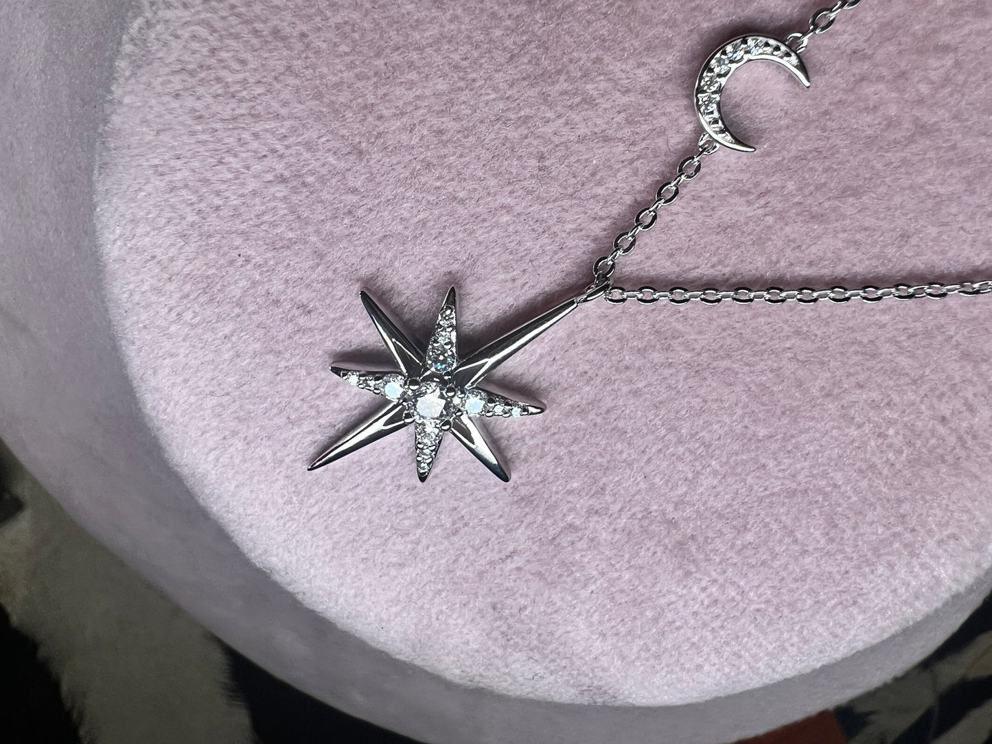Moissanite Star Necklace **Ready To Ship**