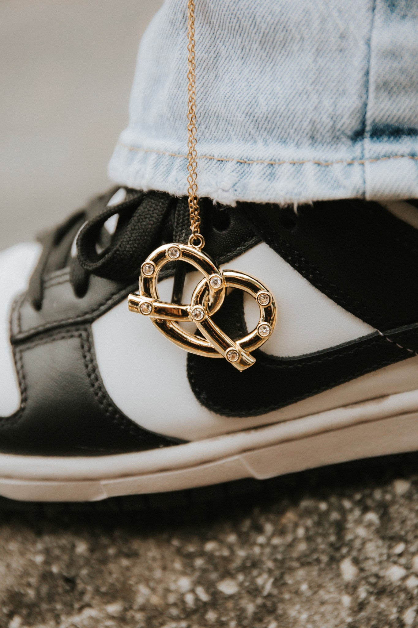 Don't Get it Twisted 316L Stainless Pretzel Necklace