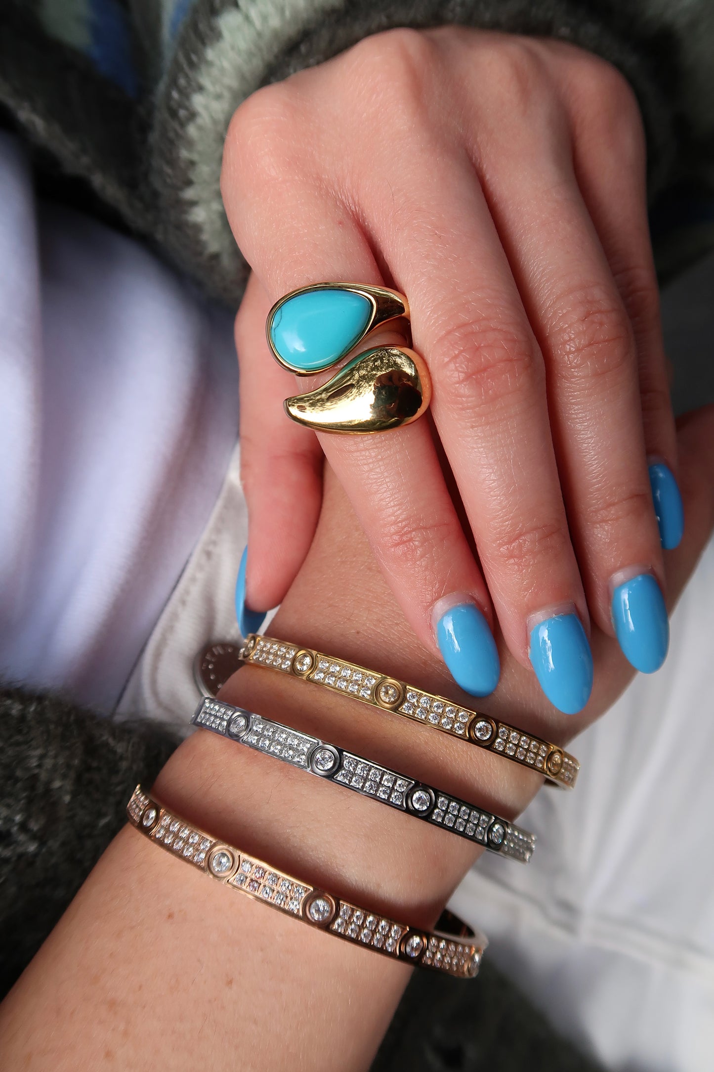 Main Character Adjustable 316L Stainless Steel Statement Ring