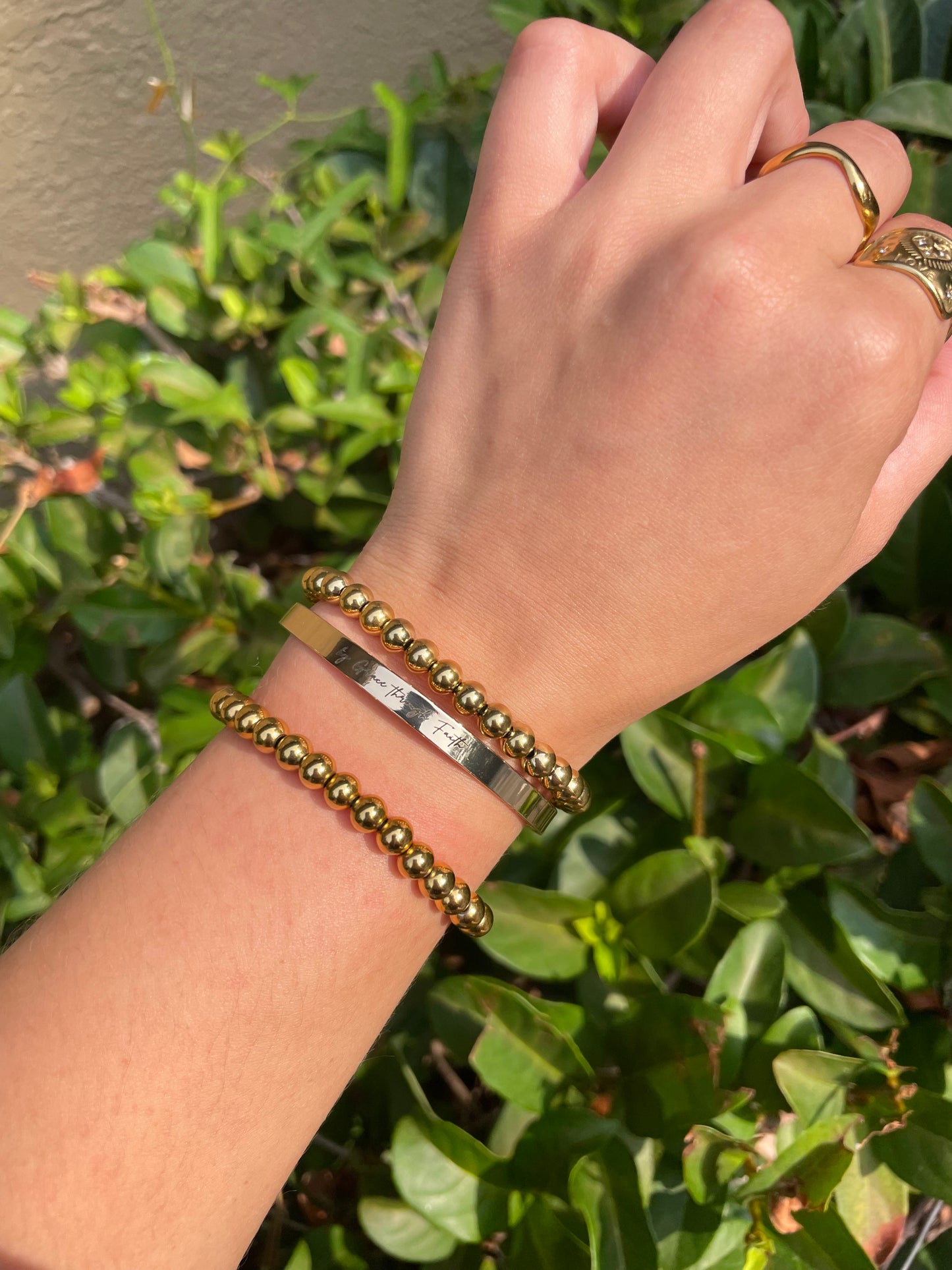 Brandi's Faith Stack 316L Stainless Steel Trio