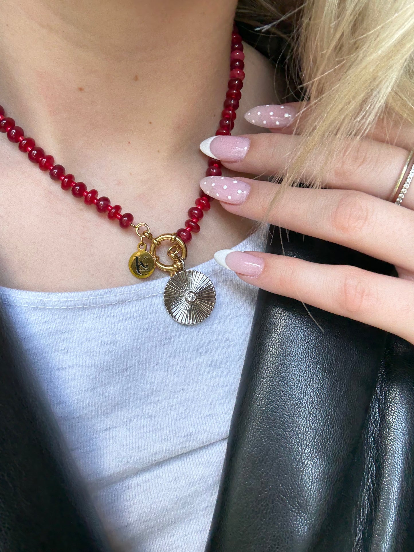 Stay Focused - Breath 316L Stainless Steel Crystal Charm