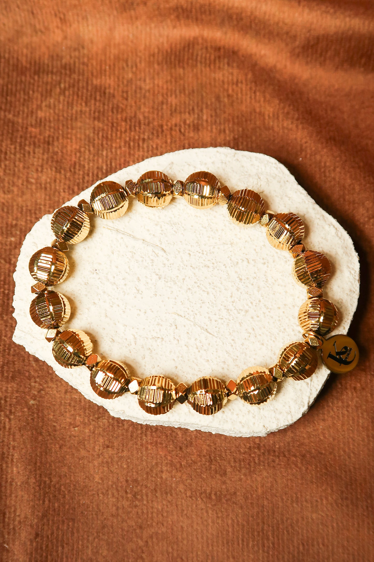Evergreen Chic Emerald 5-Piece Natural Stone Bracelet Stack