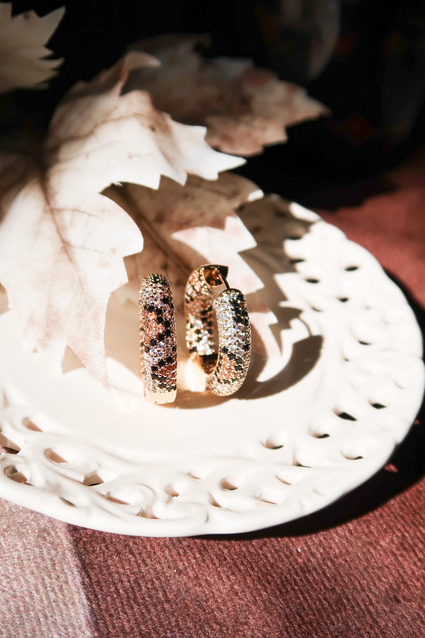 Femme Fatale Rebel Leopard 316L Stainless Steel Earrings