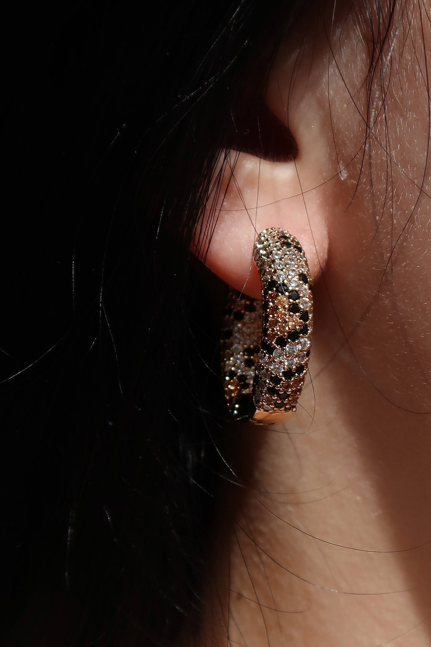 Femme Fatale Rebel Leopard 316L Stainless Steel Earrings