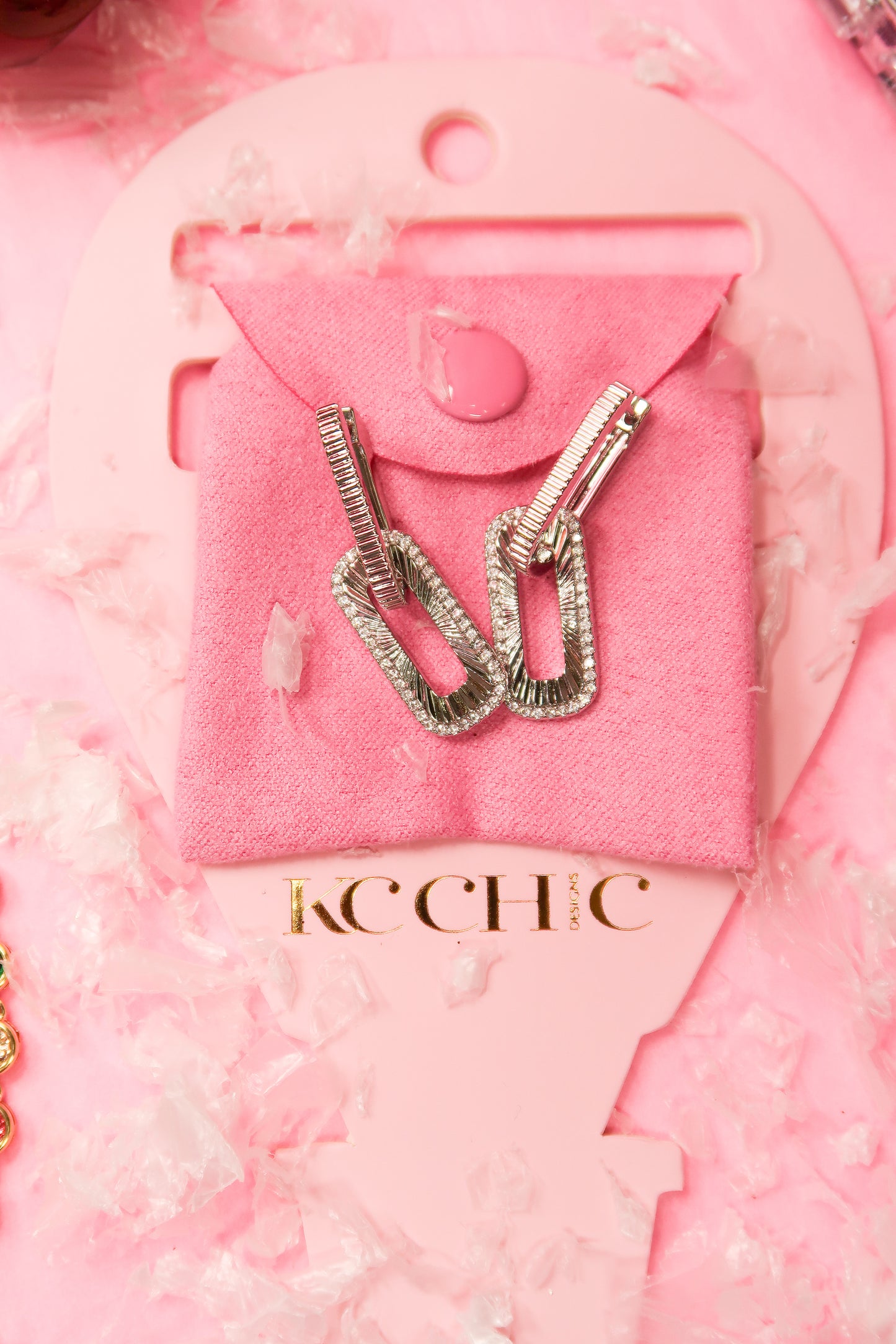 Link Luxe 316L Stainless Steel Earrings Duo