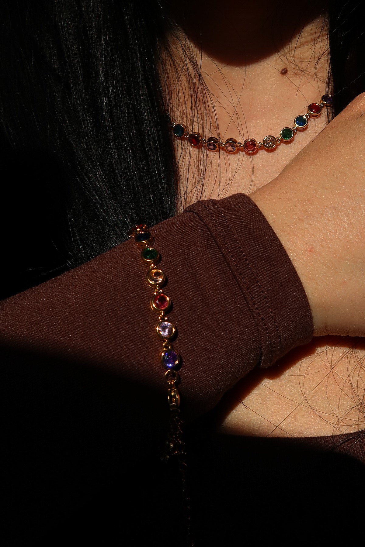 Color Me Golden 316L Stainless Steel Bracelet and Necklace Duo-pre order