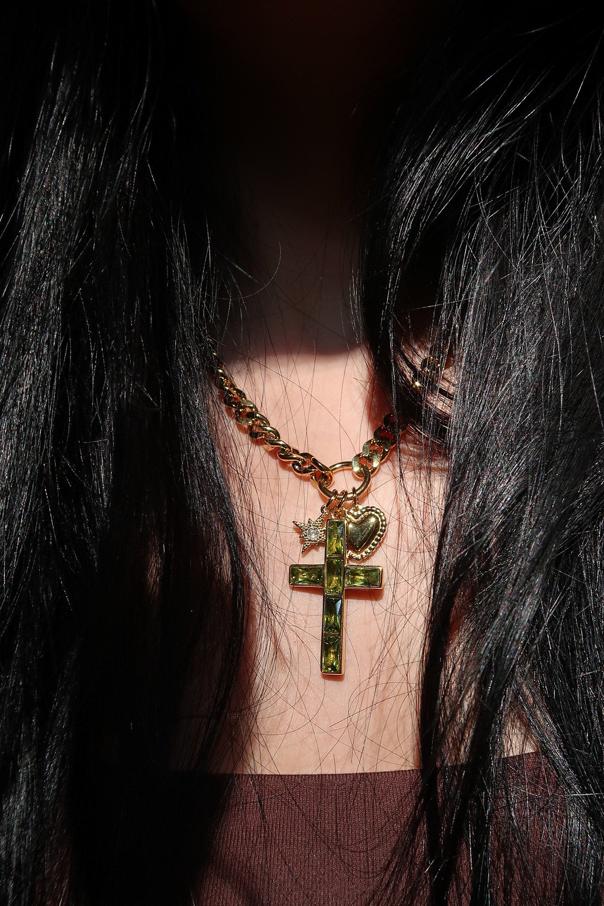 Emerald Blessings 316L Sterling Silver Necklace-pre order