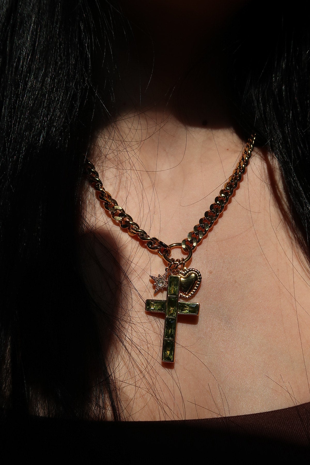 Emerald Blessings 316L Sterling Silver Necklace-pre order