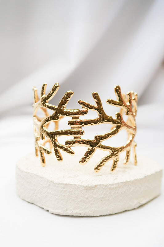 Coralito Adjustable 316L Stainless Steel Bangle