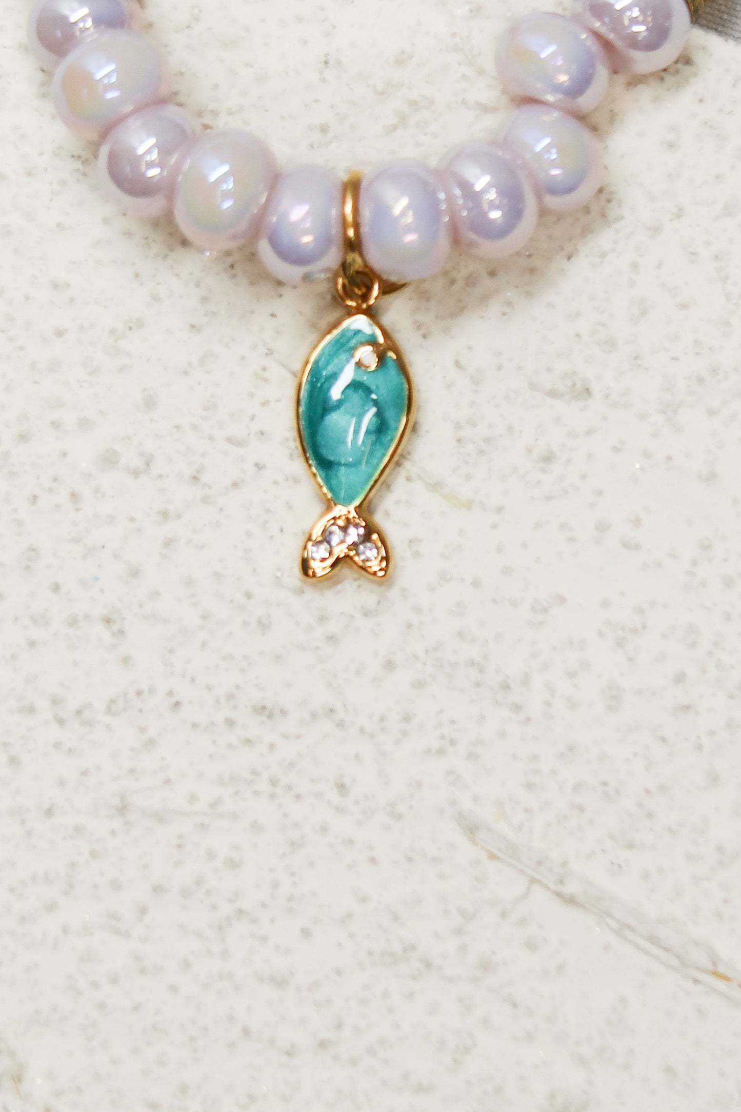 Ocean Wink Charm Pearlized Bracelet