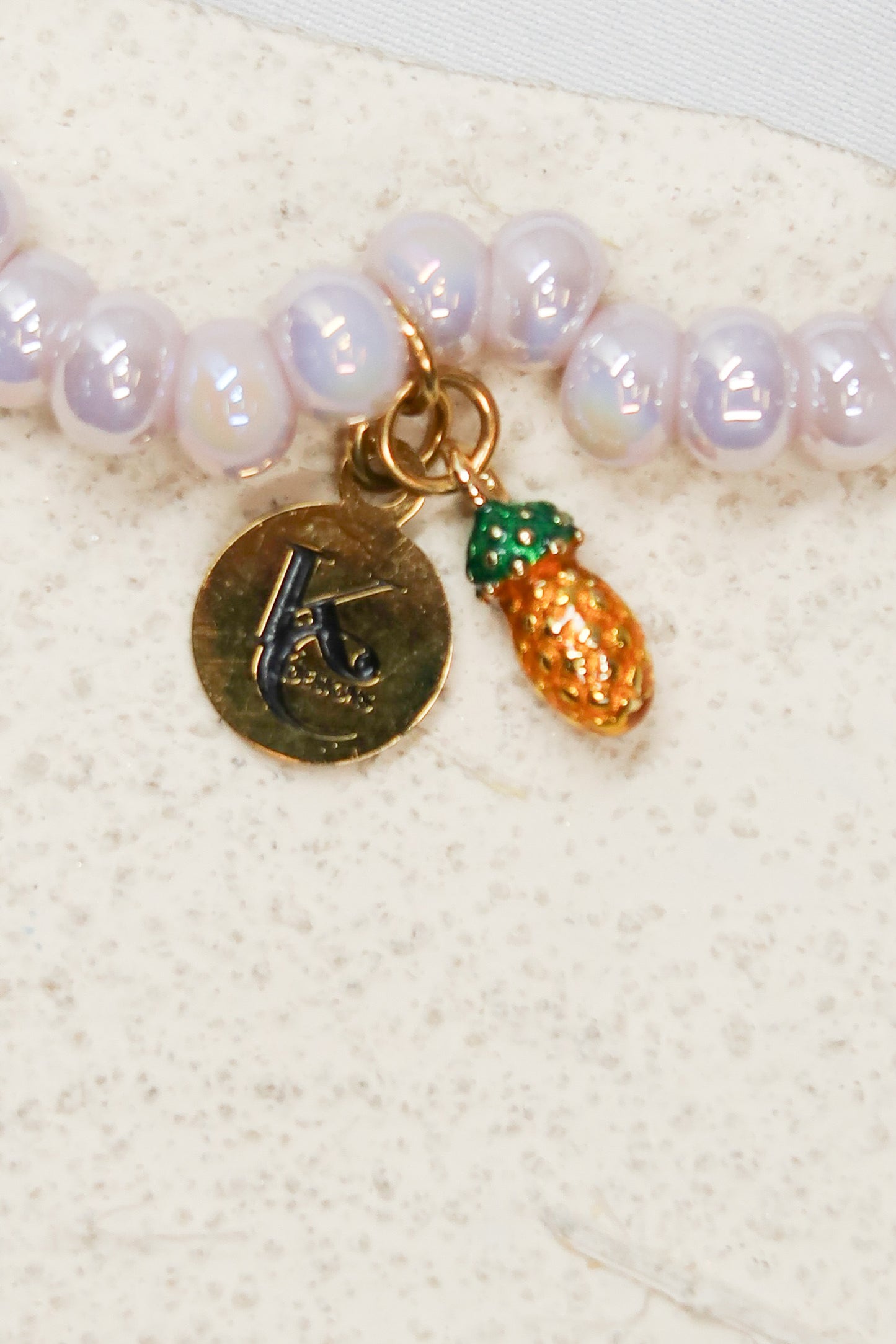 Ocean Wink Charm Pearlized Bracelet