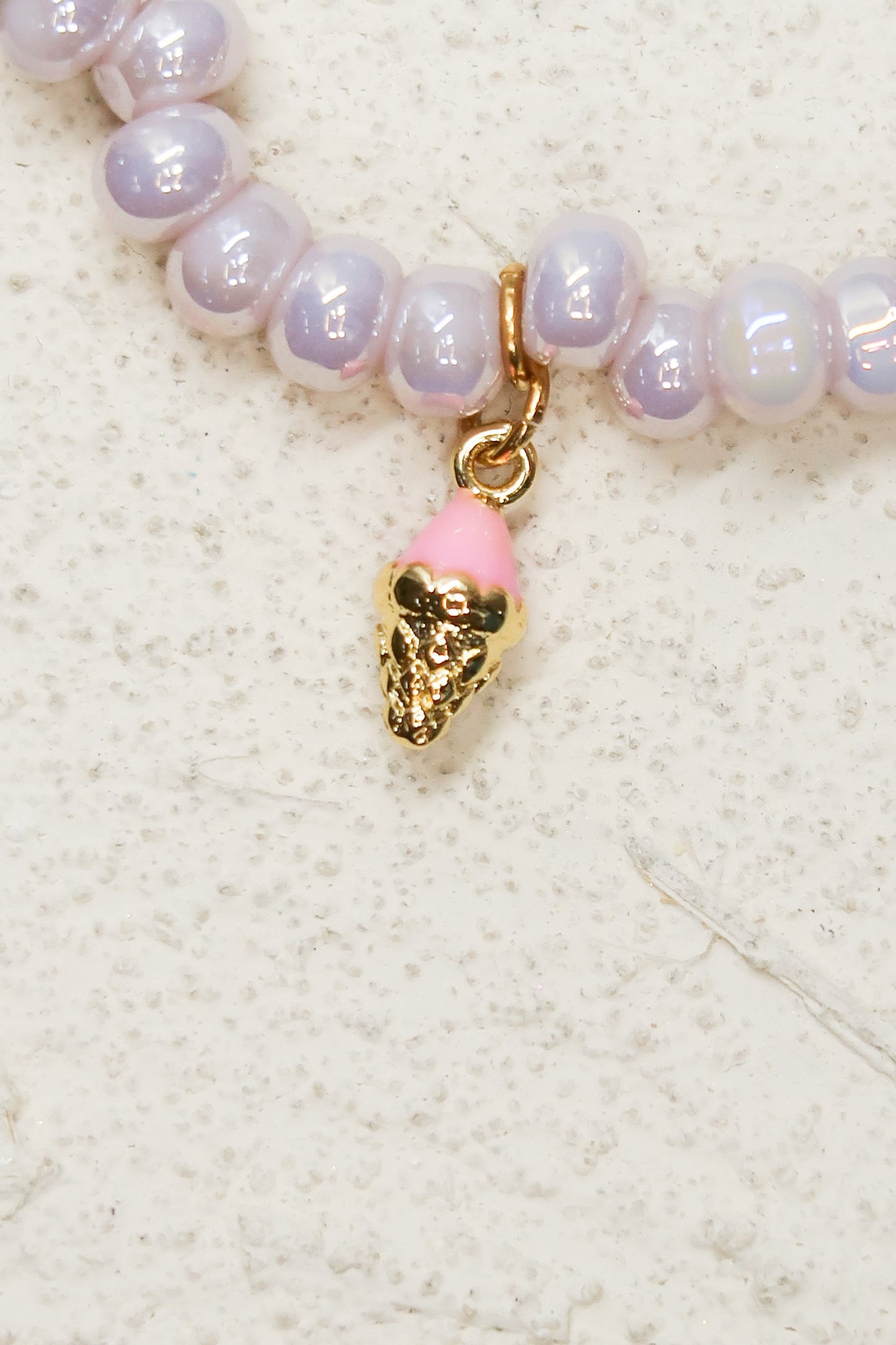 Ocean Wink Charm Pearlized Bracelet