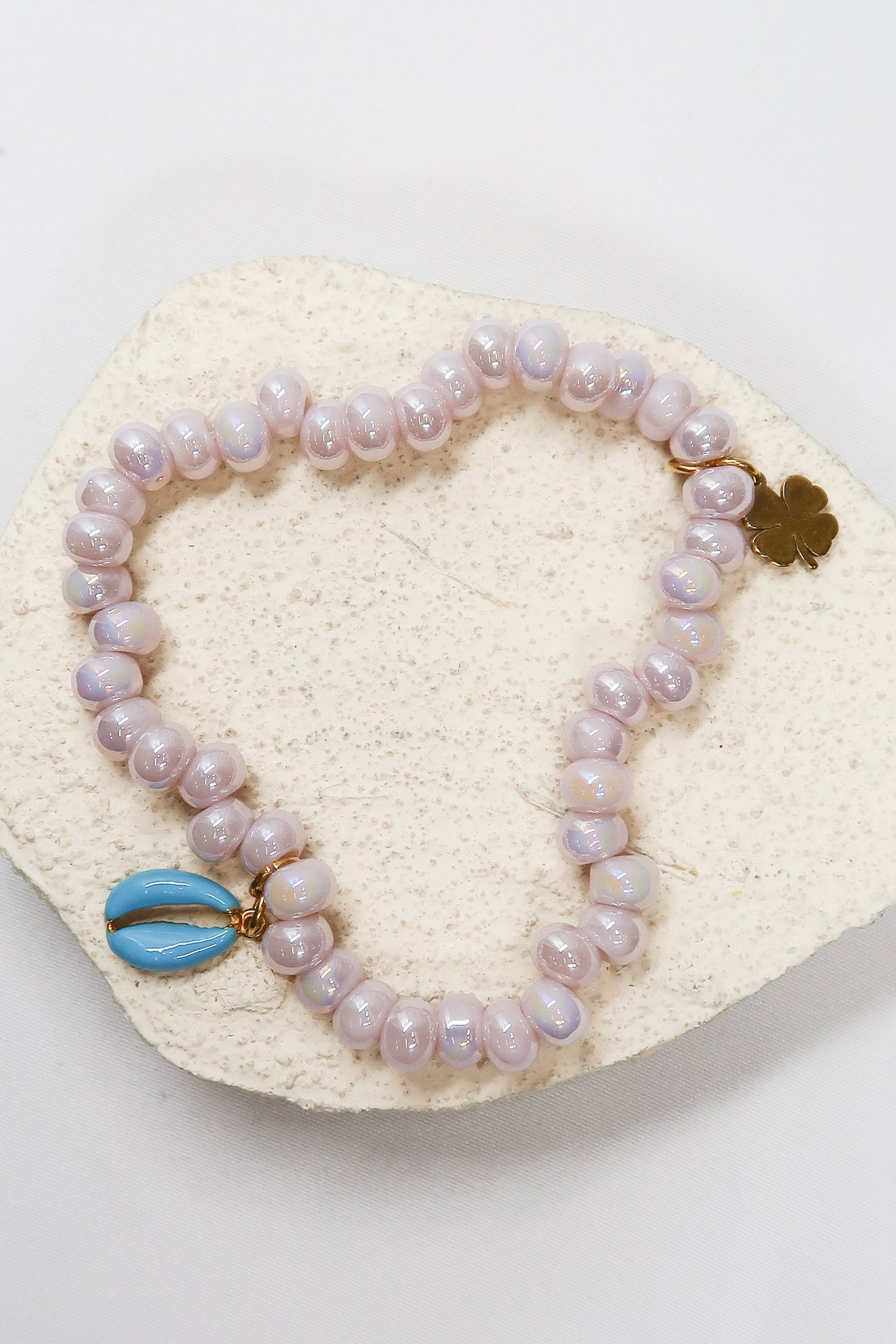 Mermaid Kiss 4 Piece Pearlized Bracelet Stack