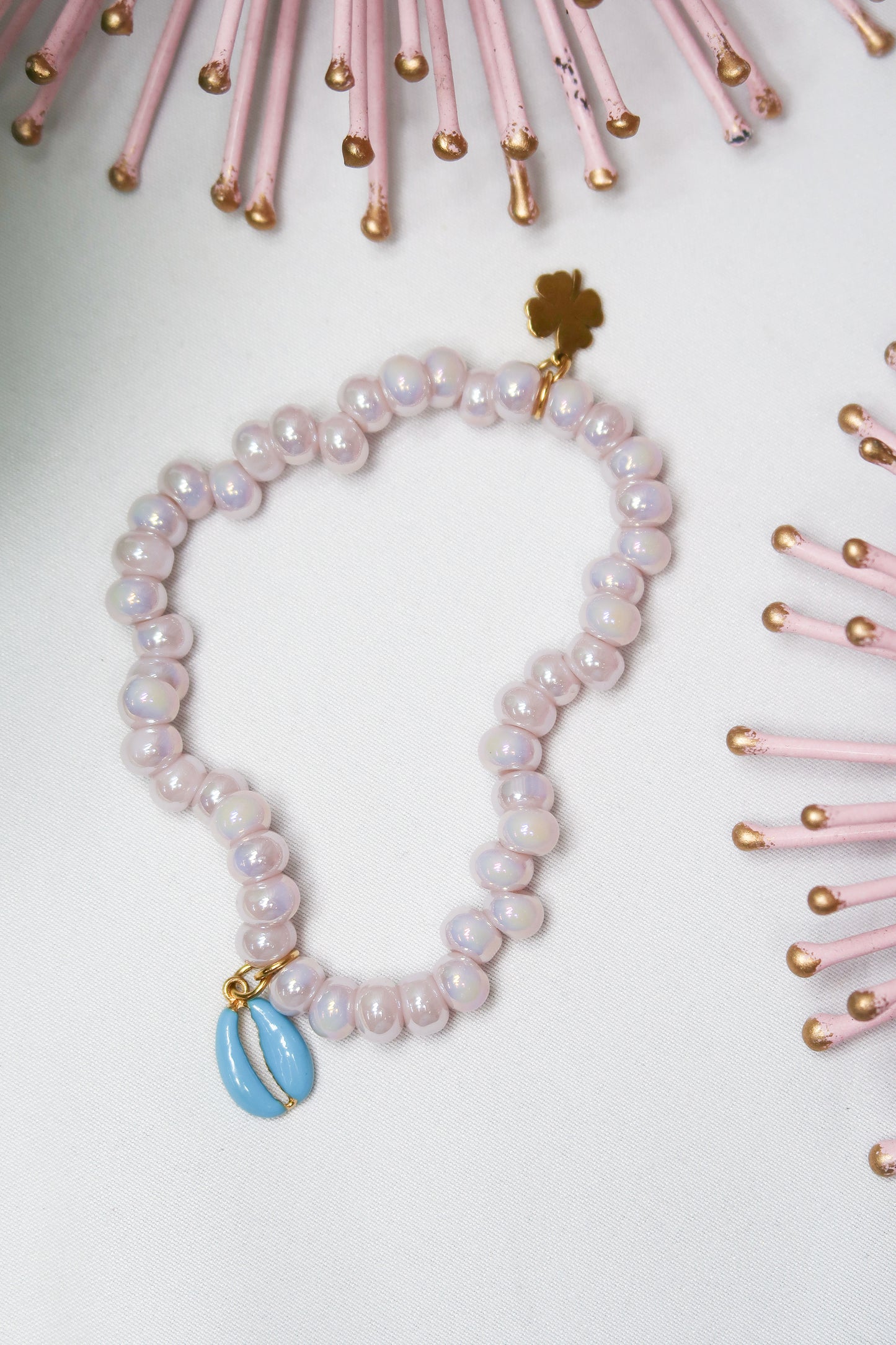 Mermaid Kiss 4 Piece Pearlized Bracelet Stack