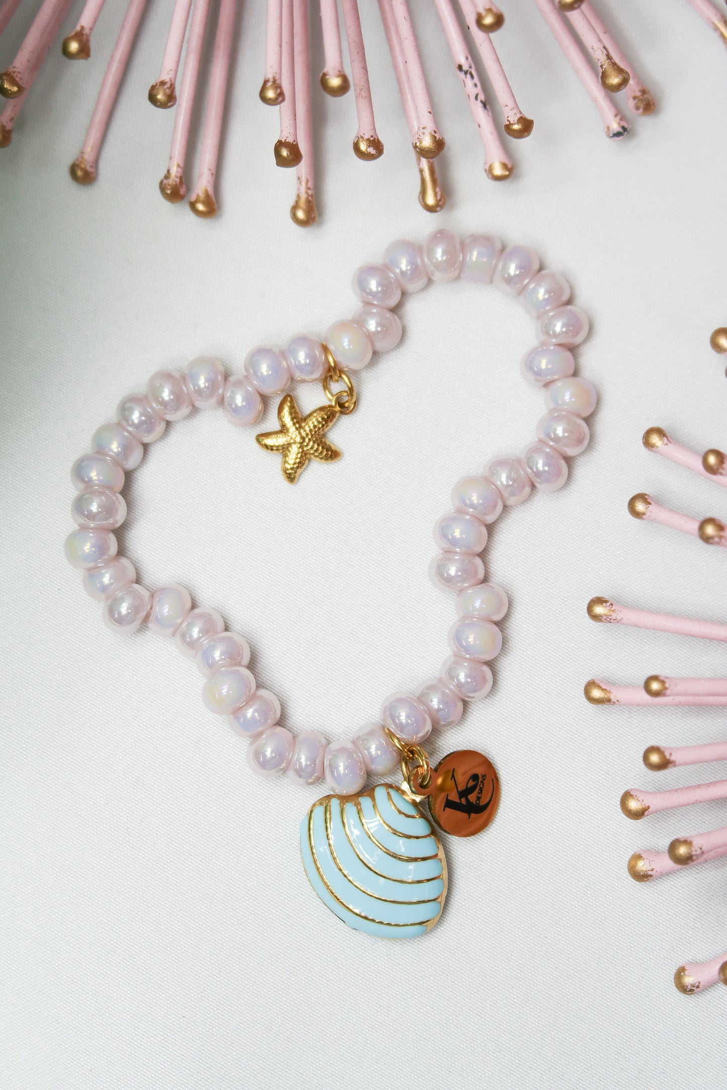 Mermaid Kiss 4 Piece Pearlized Bracelet Stack