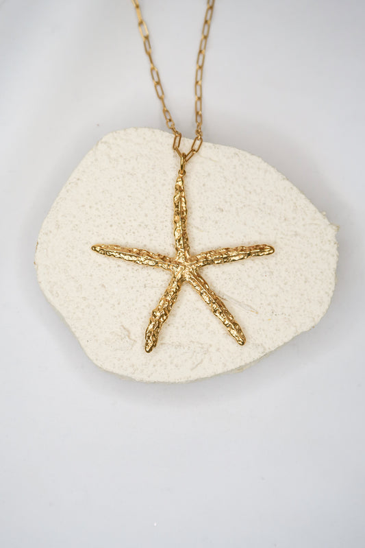 Team Belly Starfish 316L Stainless Steel Necklace