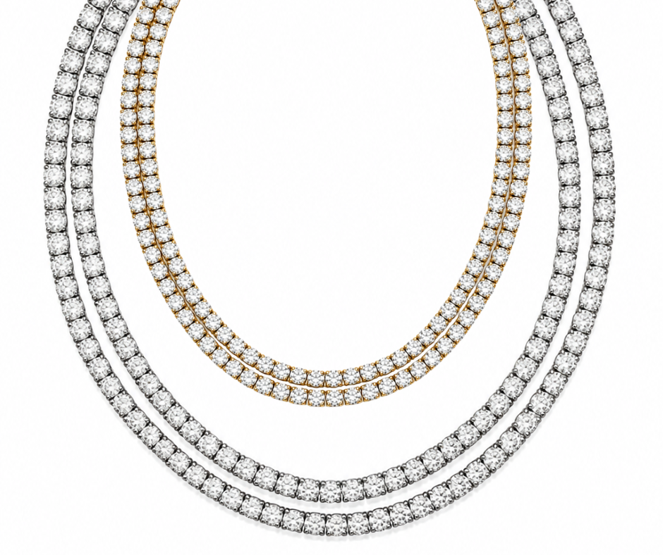 Odette 2.0 316L Stainless Steel 5MM Tennis Necklace