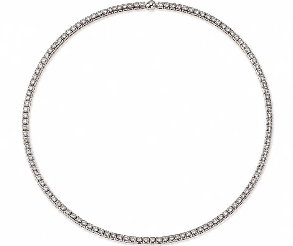 First Class Only 316L Stainless Steel Crystal Choker