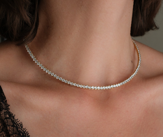 First Class Only 316L Stainless Steel Crystal Choker
