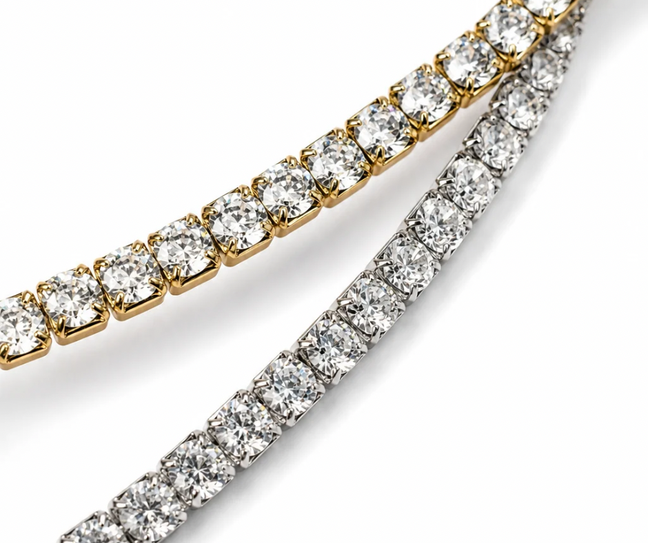 First Class Only 316L Stainless Steel Crystal Choker