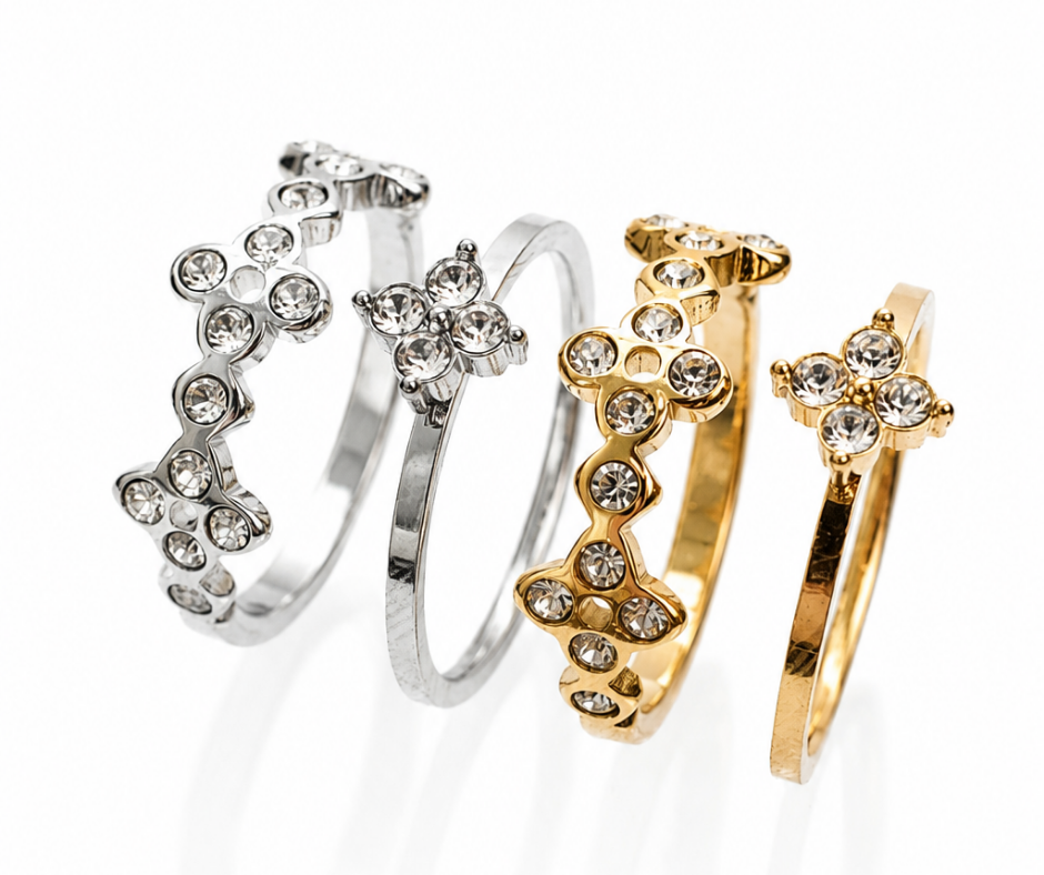 Everyday Luxury 5 PIece Crystal Clover Collection