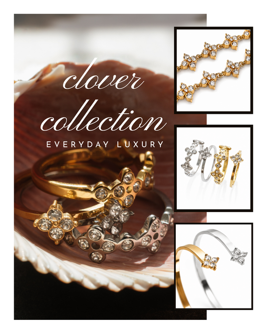 Everyday Luxury 5 PIece Crystal Clover Collection