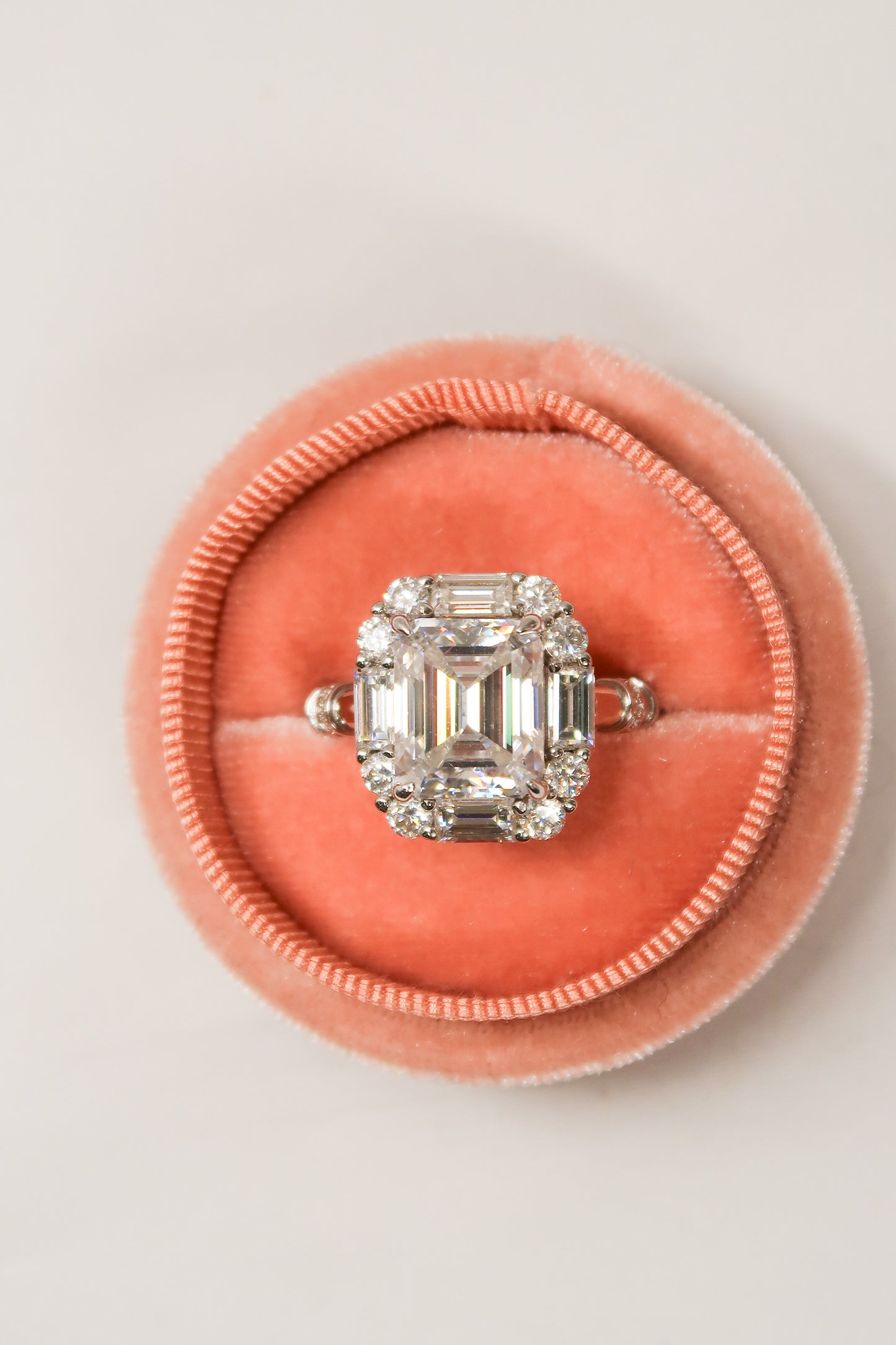 The Coronation 6 Carat .925 Sterling Silver Moissanite Ring