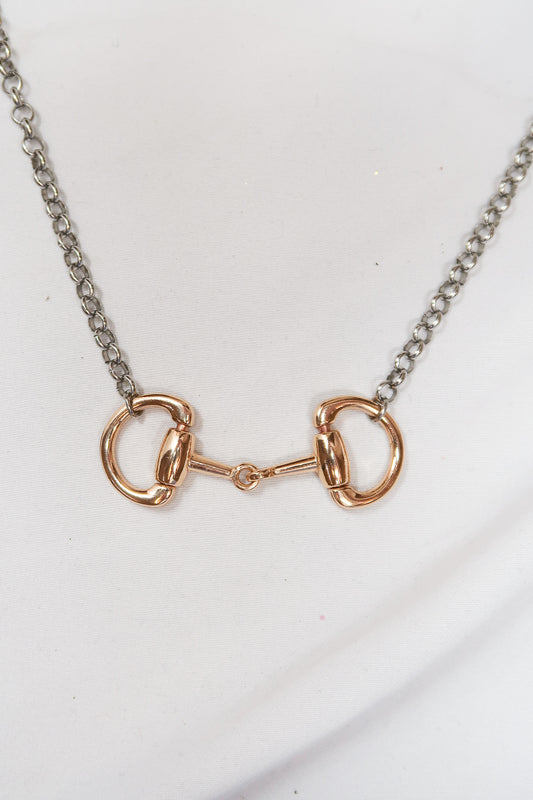 Destined Horse Bit 316L Stainless Steel Necklace