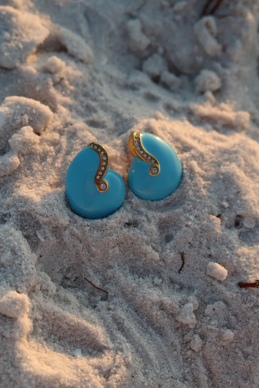 Blue Bay Stainless 316L Steel Earrings