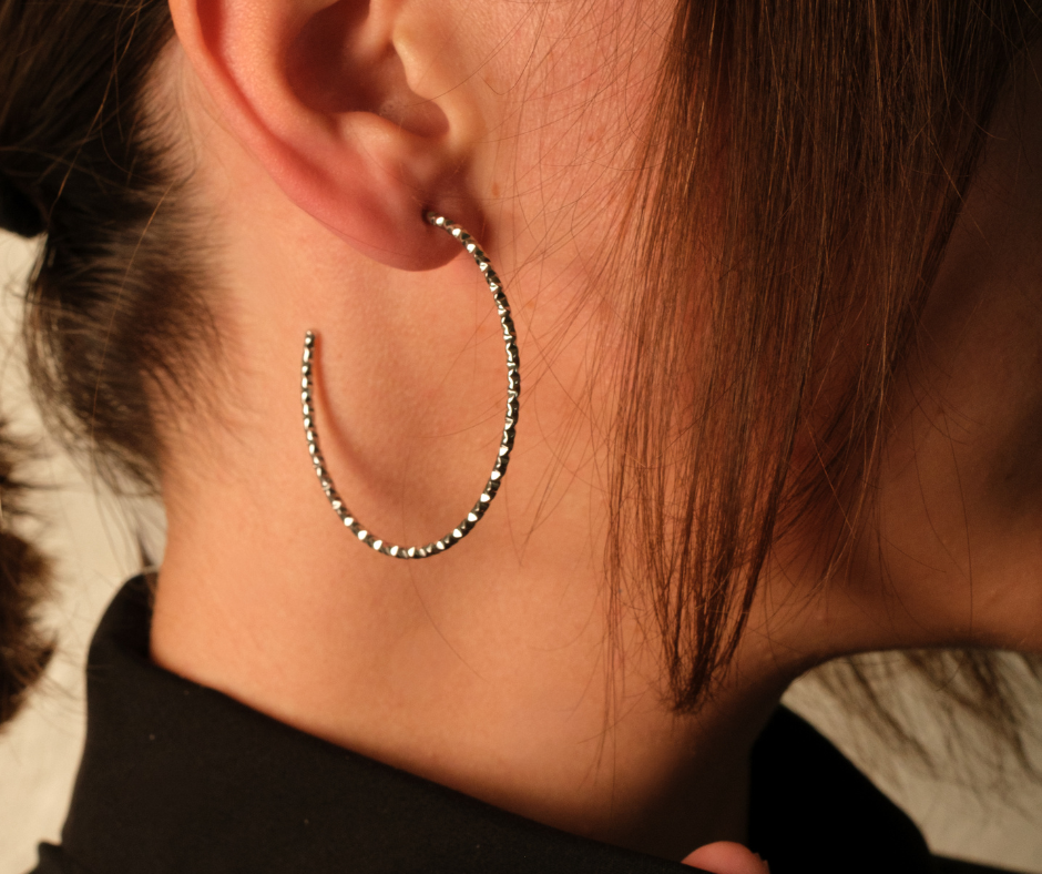 Go To Diamond Cut Ultra Lightweight Hoops Duo