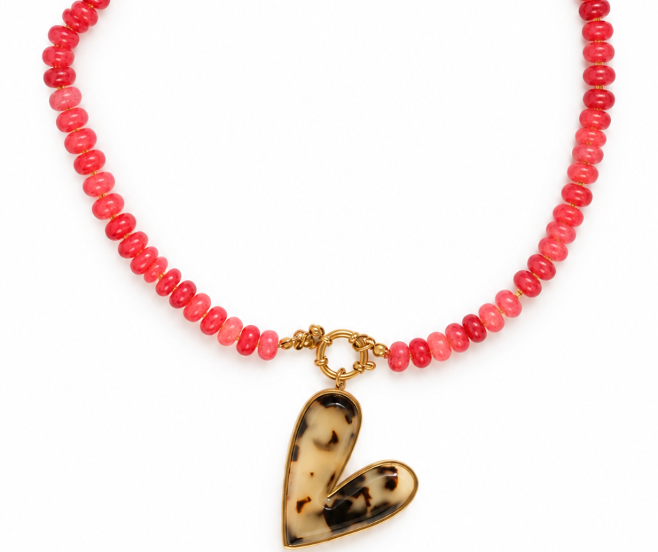 Untamed Heart Natural Stone Necklace-Pre Order