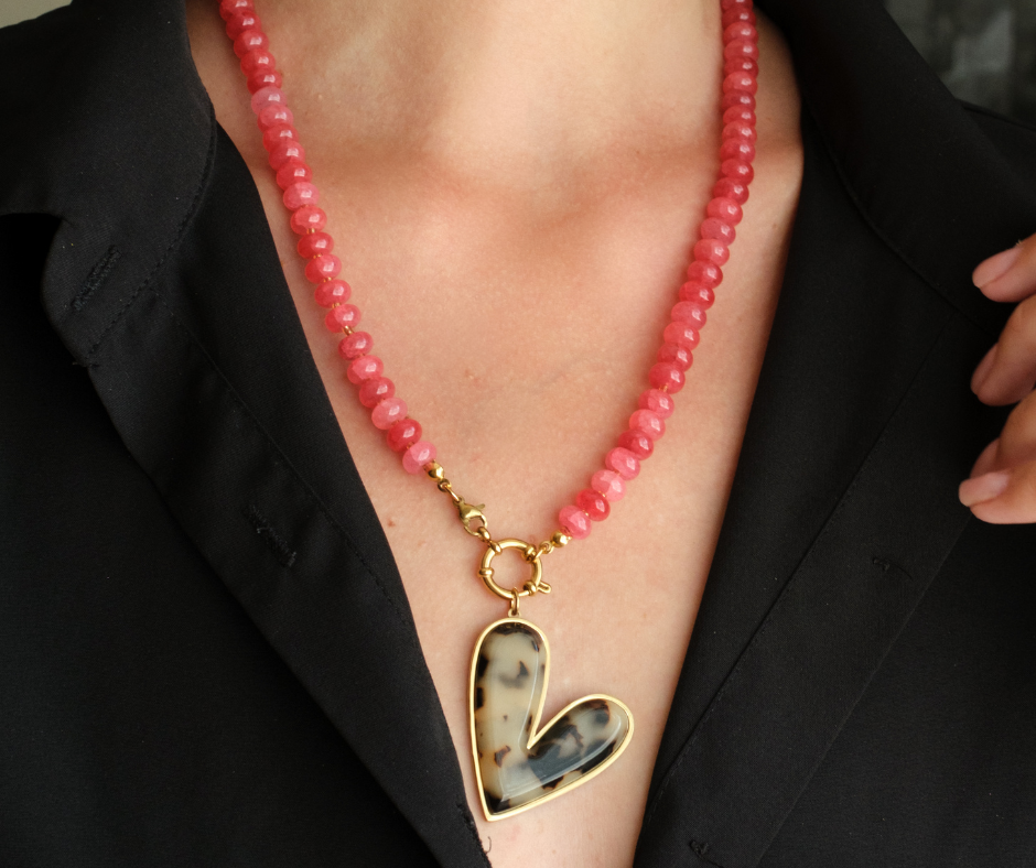 Untamed Heart Natural Stone Necklace-Pre Order