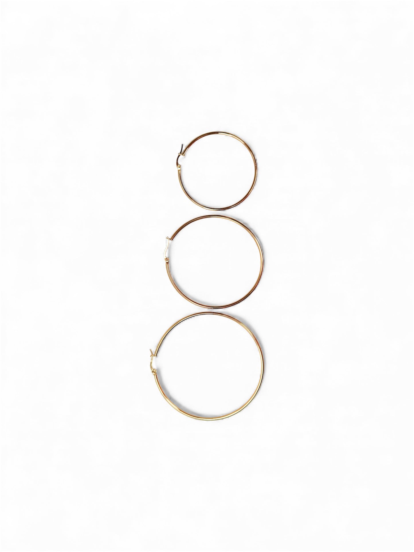 On-Repeat Hoop 316L Stainless Steel Trio