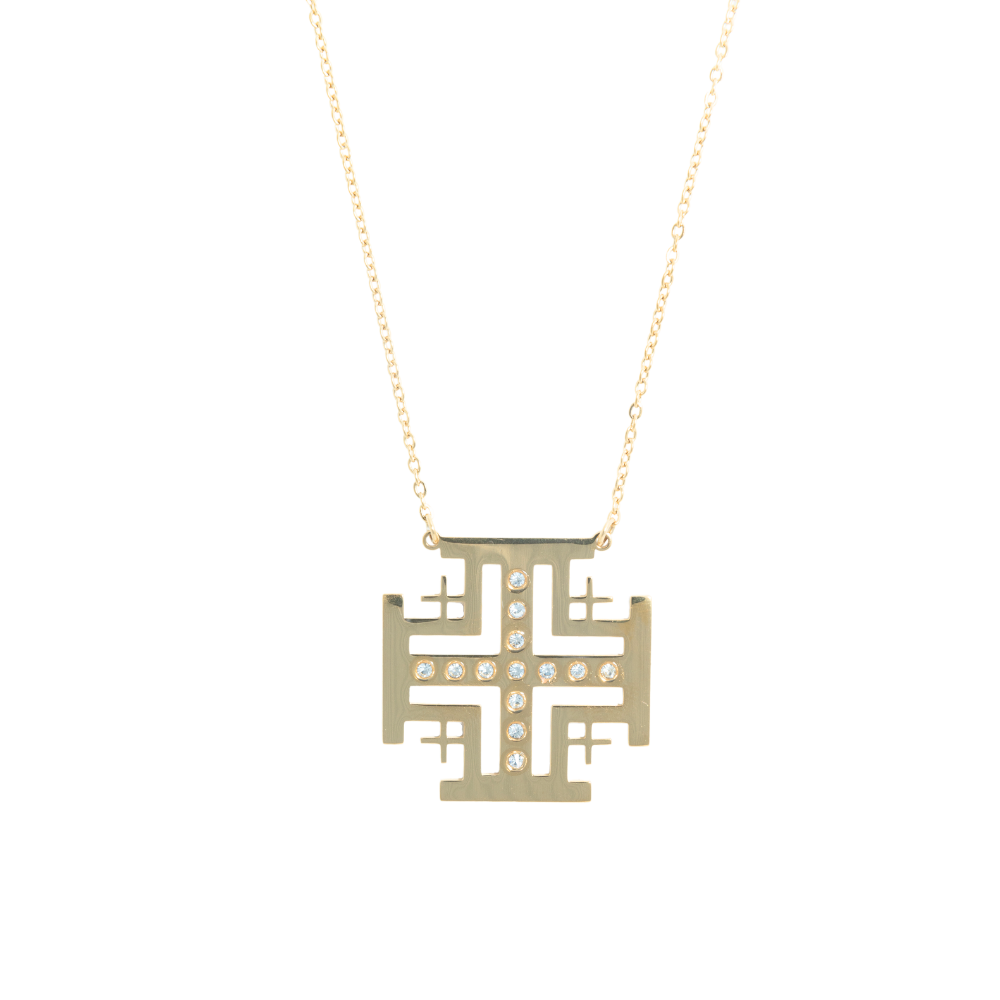 Kelsey’s Jerusalem Cross Necklace