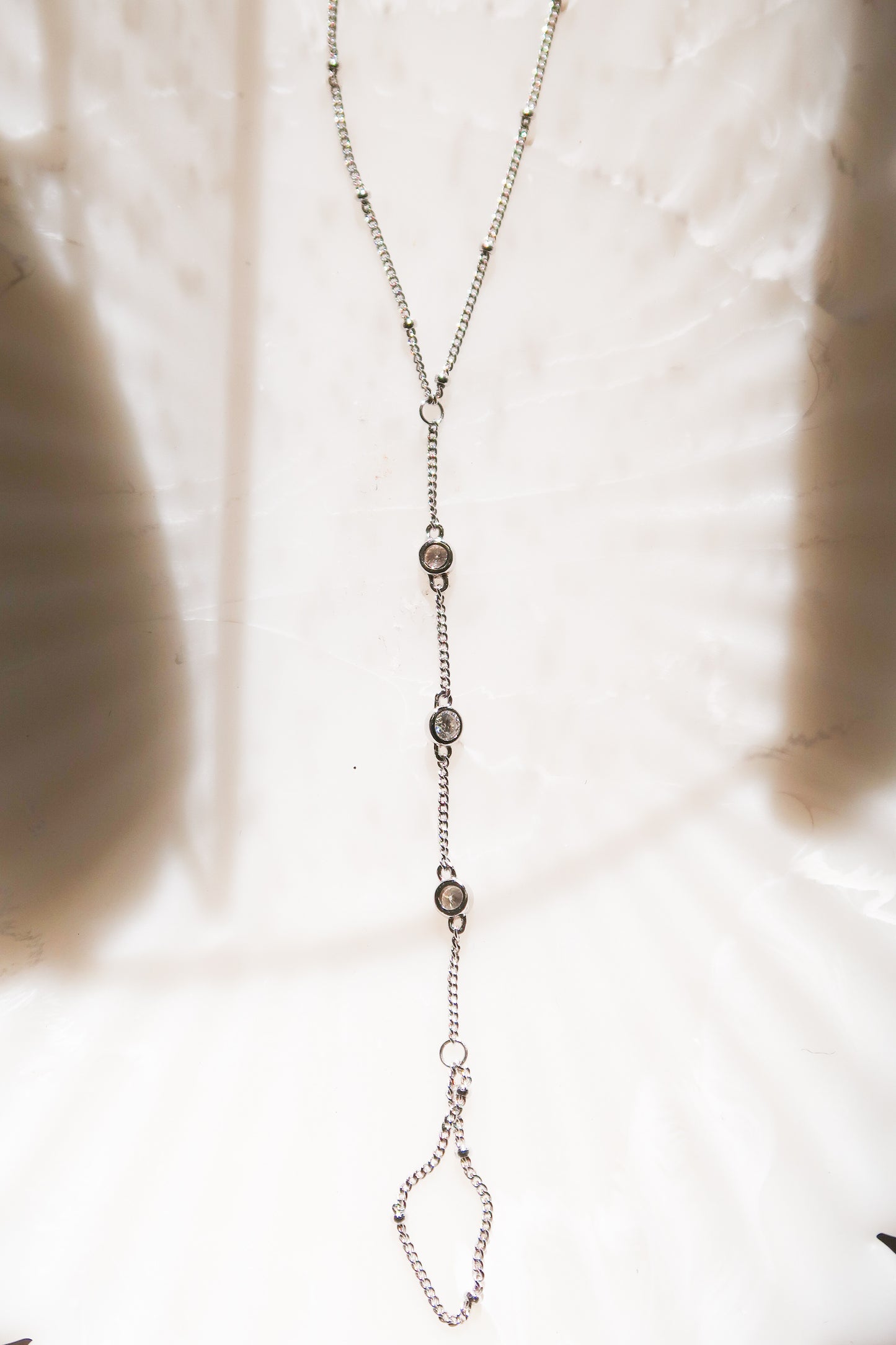 The One You Never Take Off 8 Carat .925 Sterling Silver Moissanite Hand Chain