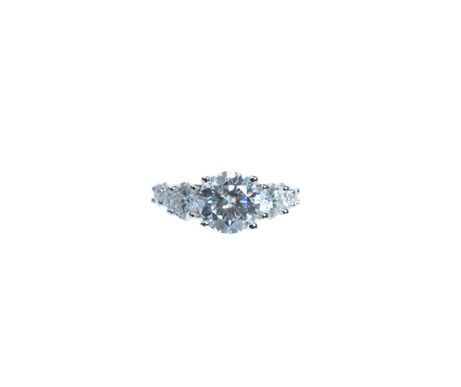 HBIC 8ct Moissanite .925 Sterling Ring
