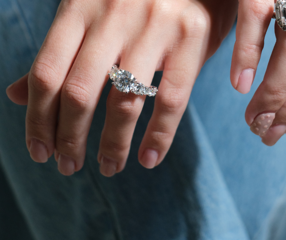 HBIC 8ct Moissanite .925 Sterling Silver Ring