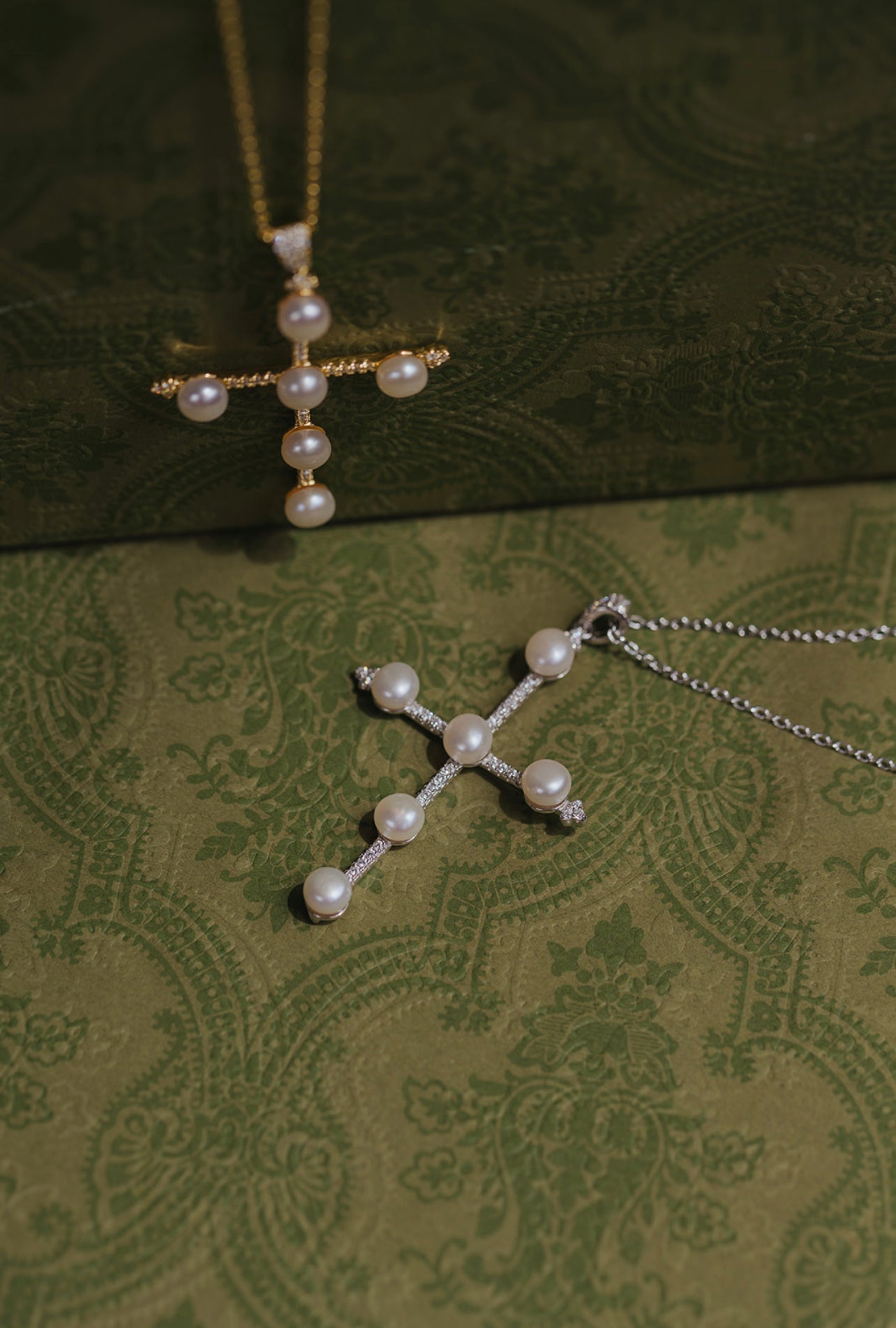 Majesty .925 Sterling Silver Cross Necklace