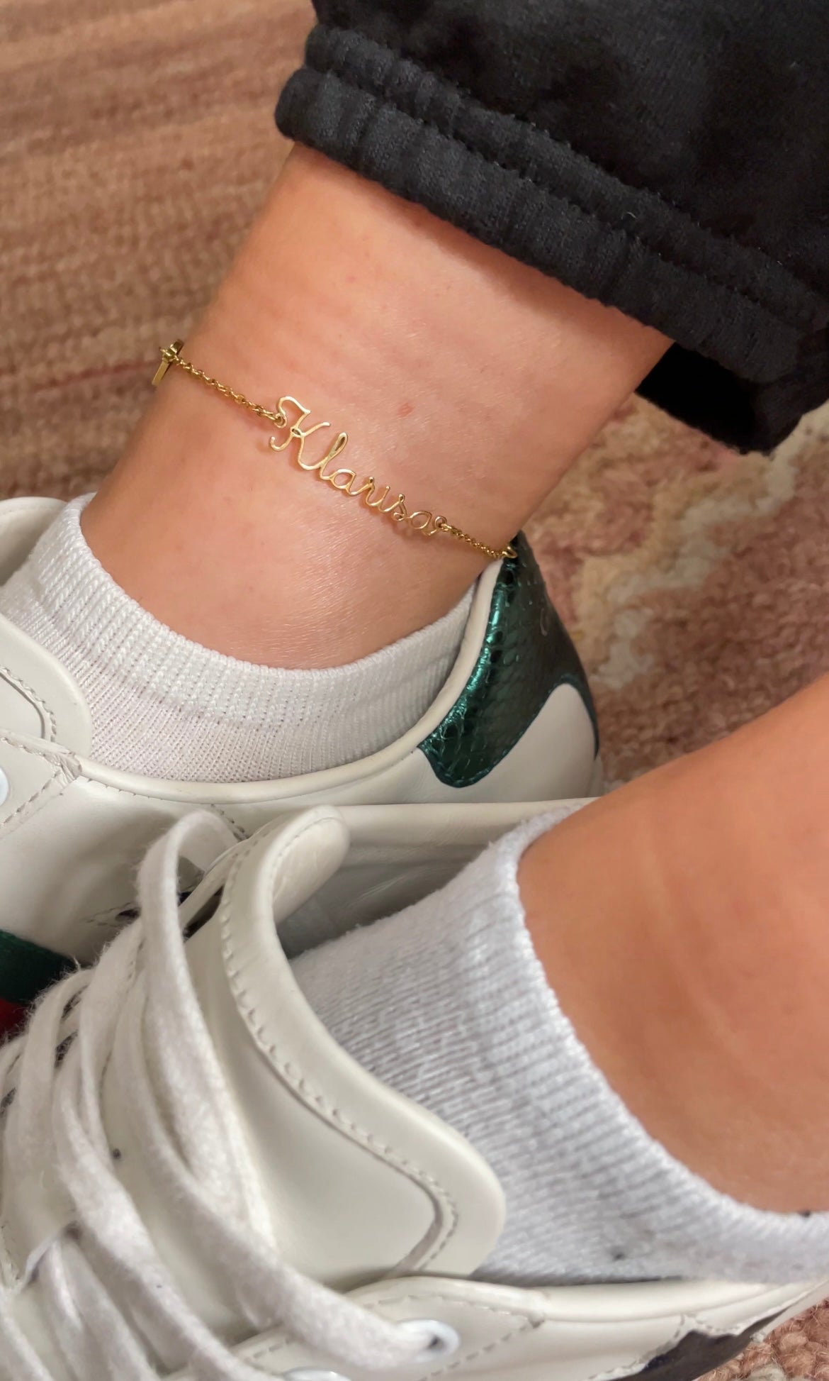 Abbie Personalized Anklet