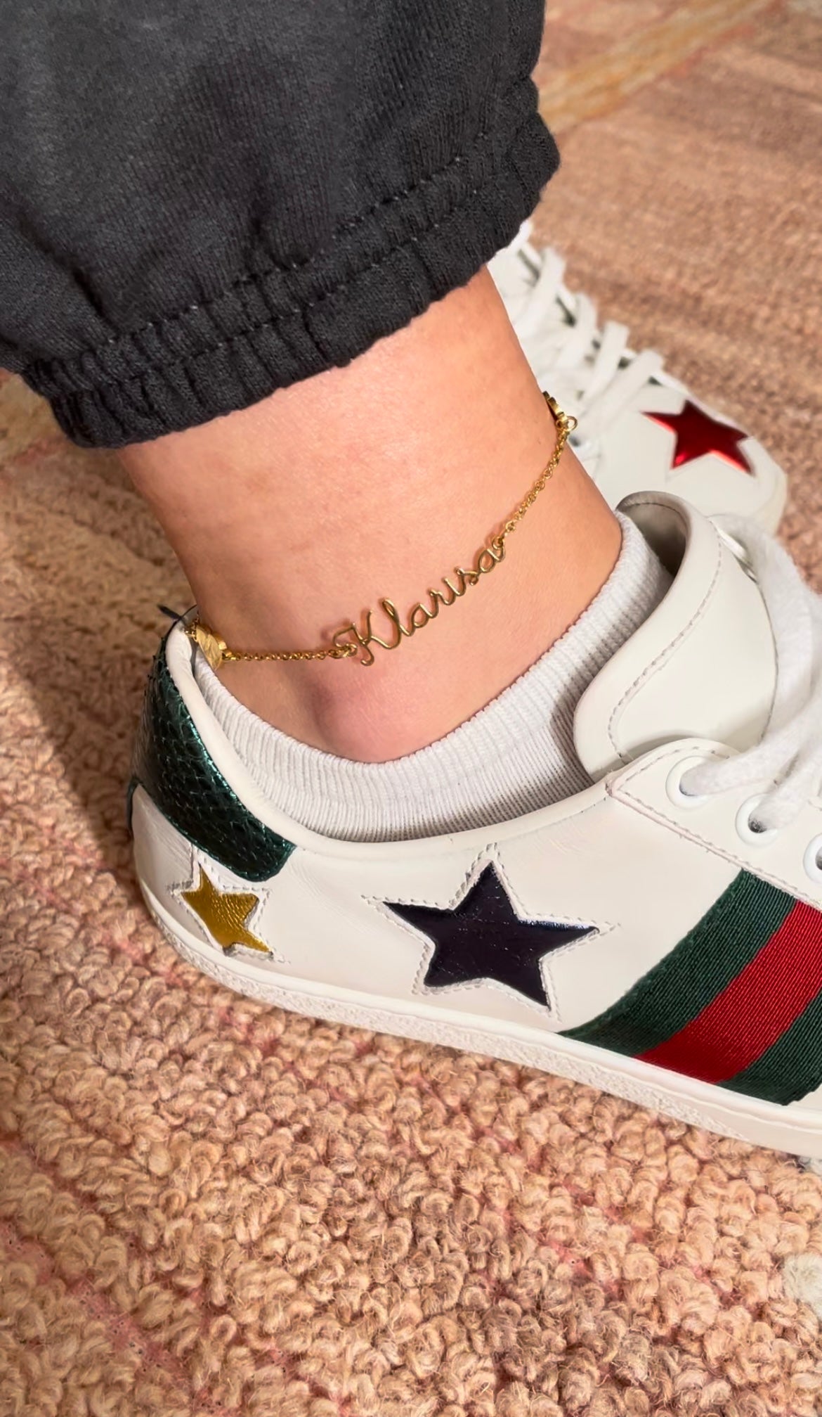 Abbie Personalized Anklet