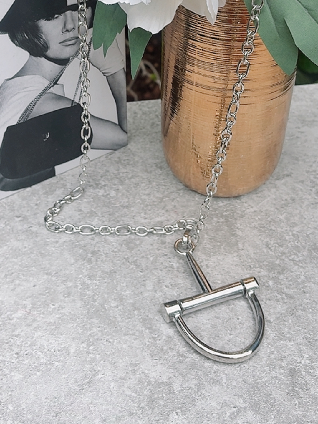 Bit Obsessed Statement 316L Stainless Steel Necklace