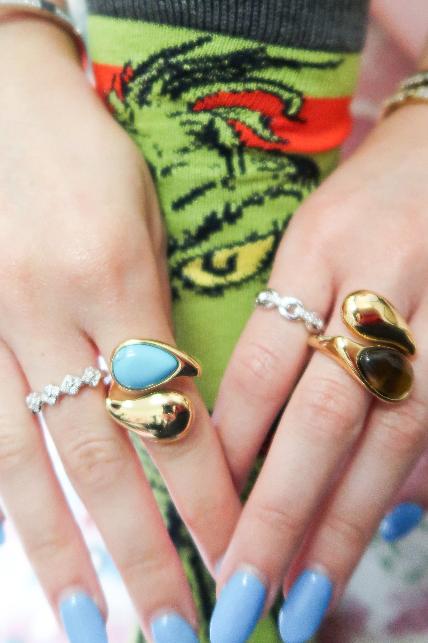 Main Character Adjustable 316L Stainless Steel Statement Ring