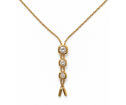 Triple Threat Crystal Necklace